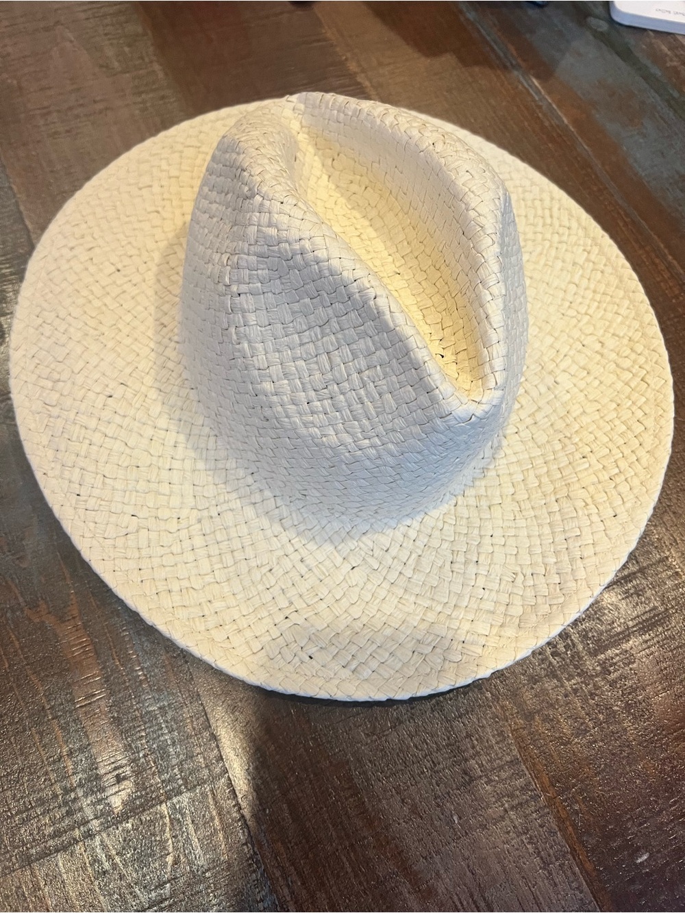 Madewell Women's Straw Fedora Hat NWT